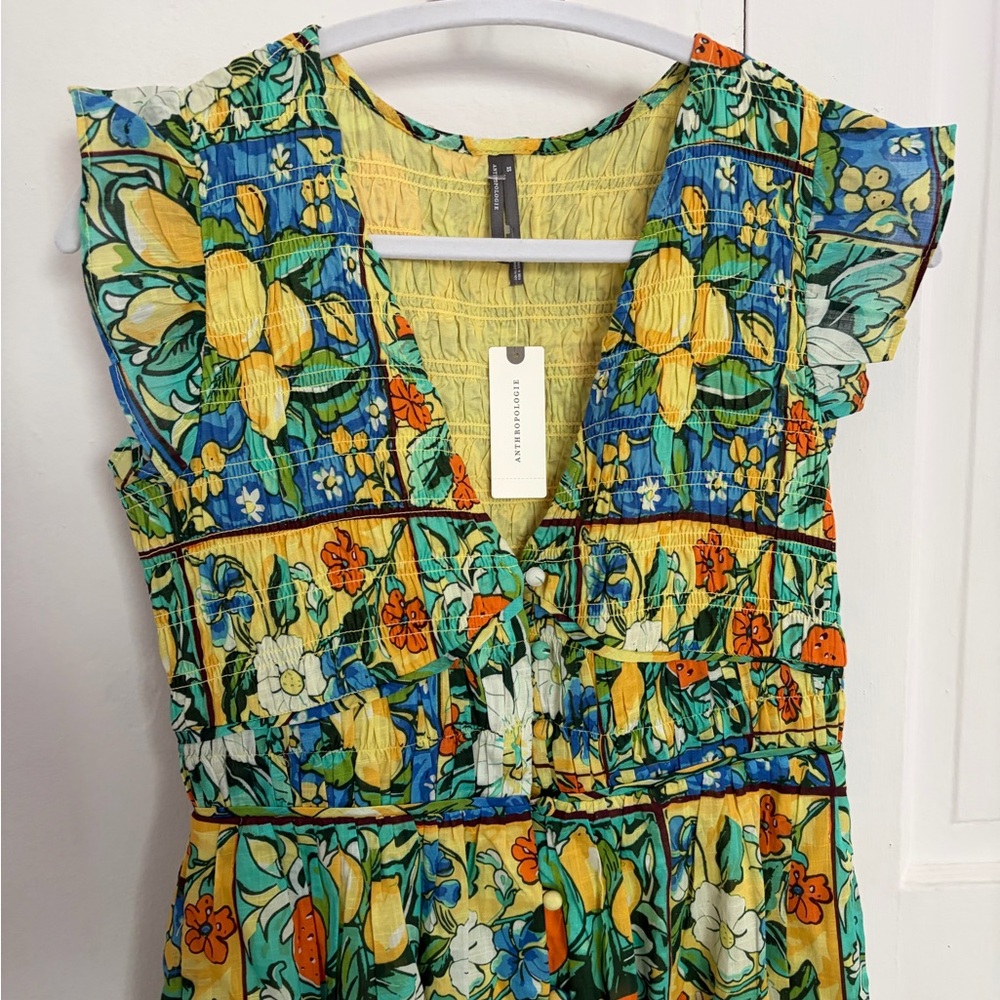 Anthropologie The Peregrine Midi Dress NWT XS - Picture 9 of 12